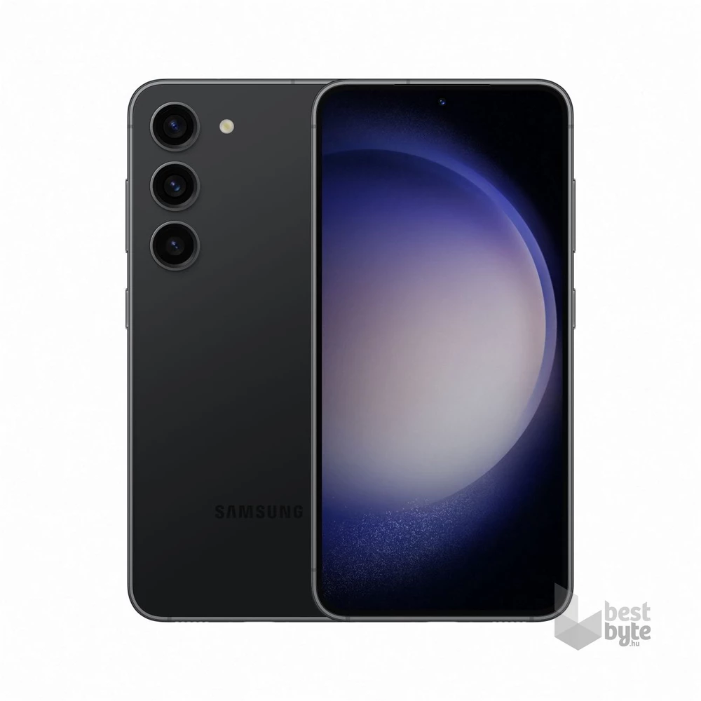 Samsung Galaxy S23 8/128GB DualSIM (SM-S911B) kártyafüggetlen okostelefon - Fantomfekete (Android)