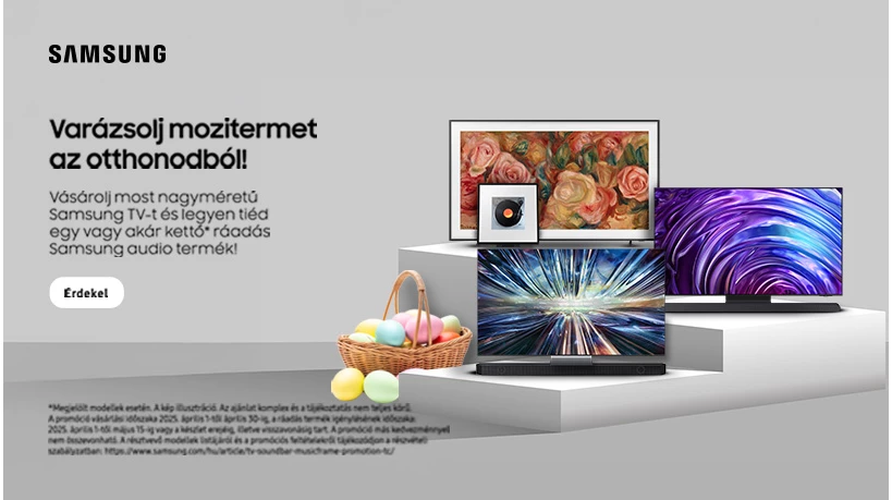 Samsung TV-k mellé ráadás Samsung Audio termékek