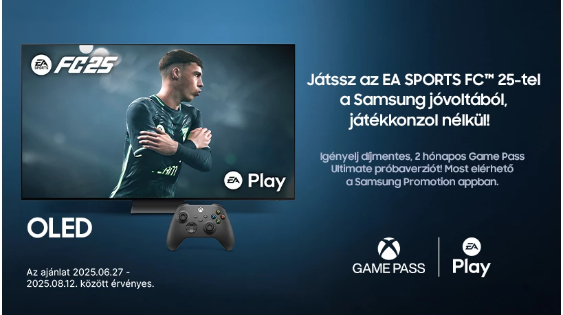 Samsung TV - XBOX GAMEPASS Ultimate 2 hónapos voucher promóció 