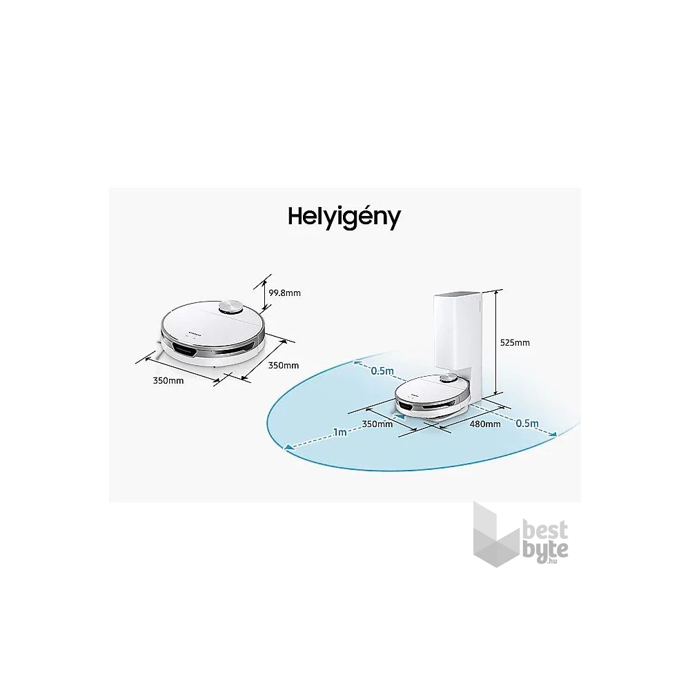 Samsung VR30T85513W/GE Jet Bot+ fehér robotporszívó