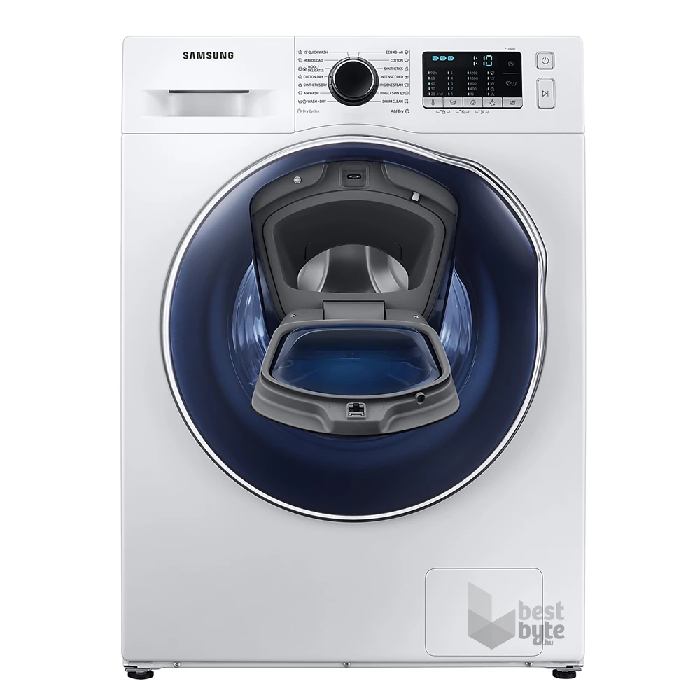 Samsung WD8NK52E0ZW/LE fehér, elöltöltős, max.1200ford., 8 kg/5 kg, mosó-szárítógép