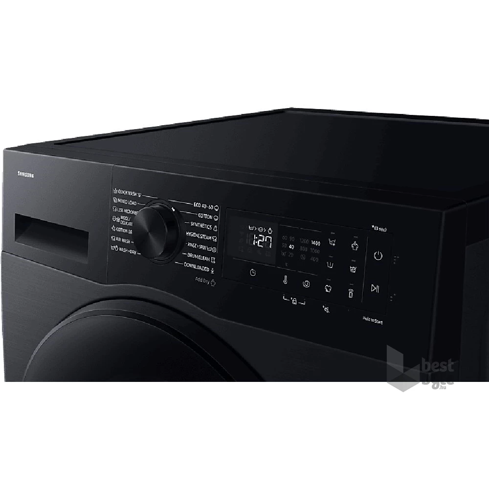 Samsung WD90DG5B15BBLE fekete, elöltöltős, max.1400ford., 9 kg/6 kg, mosó-szárítógép