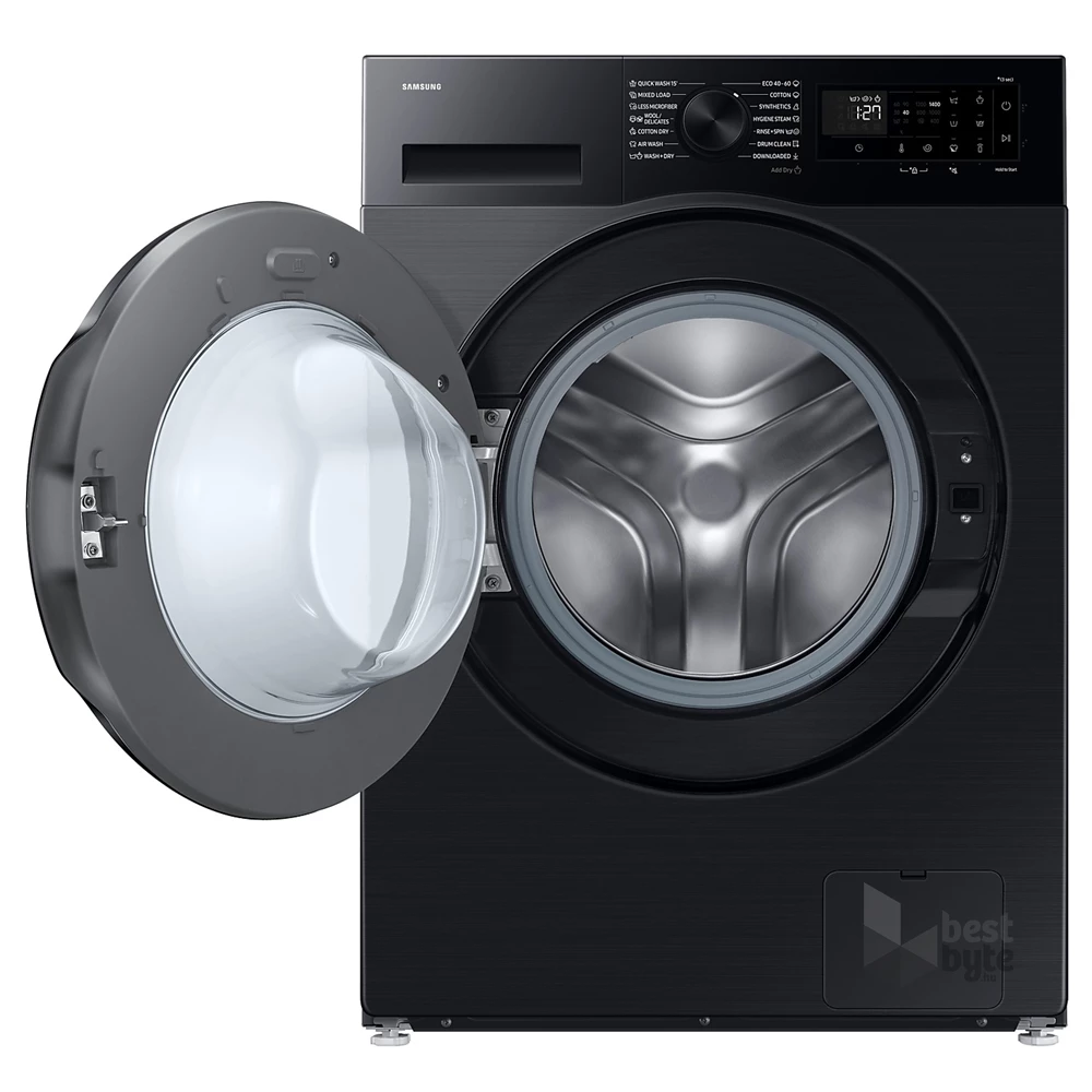 Samsung WD90DG5B15BBLE fekete, elöltöltős, max.1400ford., 9 kg/6 kg, mosó-szárítógép
