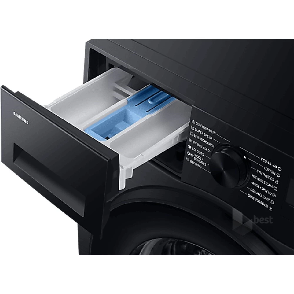 Samsung WW11DG5B25ABLE fekete, elöltöltős, max.1400ford., 11 kg, mosógép