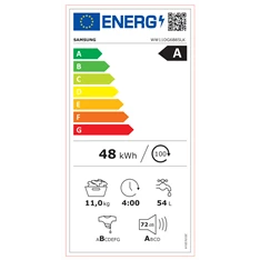 Samsung WW11DG6B85LKU4 11 kg elöltöltős mosógép