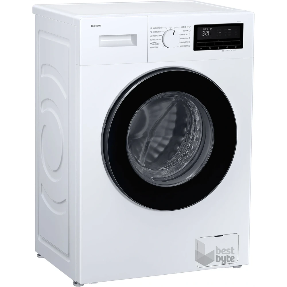 Samsung WW70FG3M05AWLE fehér, elöltöltős, keskeny, max.1400ford., 7 kg, mosógép (Újszerű)
