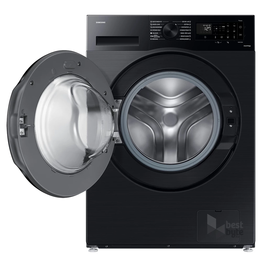 Samsung WW80CGC04DABLE fekete, elöltöltős, max.1400ford., 8 kg, mosógép