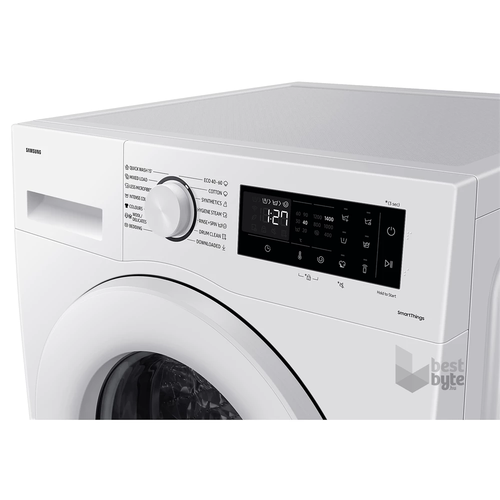 Samsung WW80CGC04DTELE fehér, elöltöltős, max.1400ford., 8 kg, mosógép