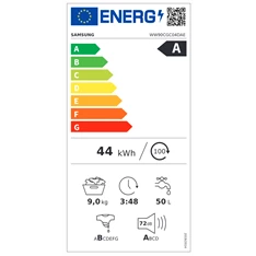 Samsung WW90CGC04DAELE 9 kg elöltöltős mosógép