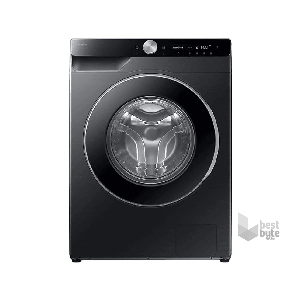 Samsung WW90DG6U25LBU4 fekete, elöltöltős, max.1400ford., 9 kg, mosógép (Újszerű)