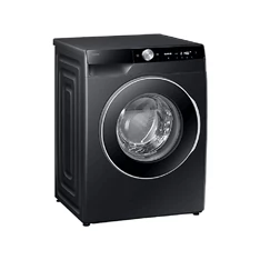 Samsung WW90DG6U25LBU4 fekete, elöltöltős, max.1400ford., 9 kg, mosógép (Újszerű)