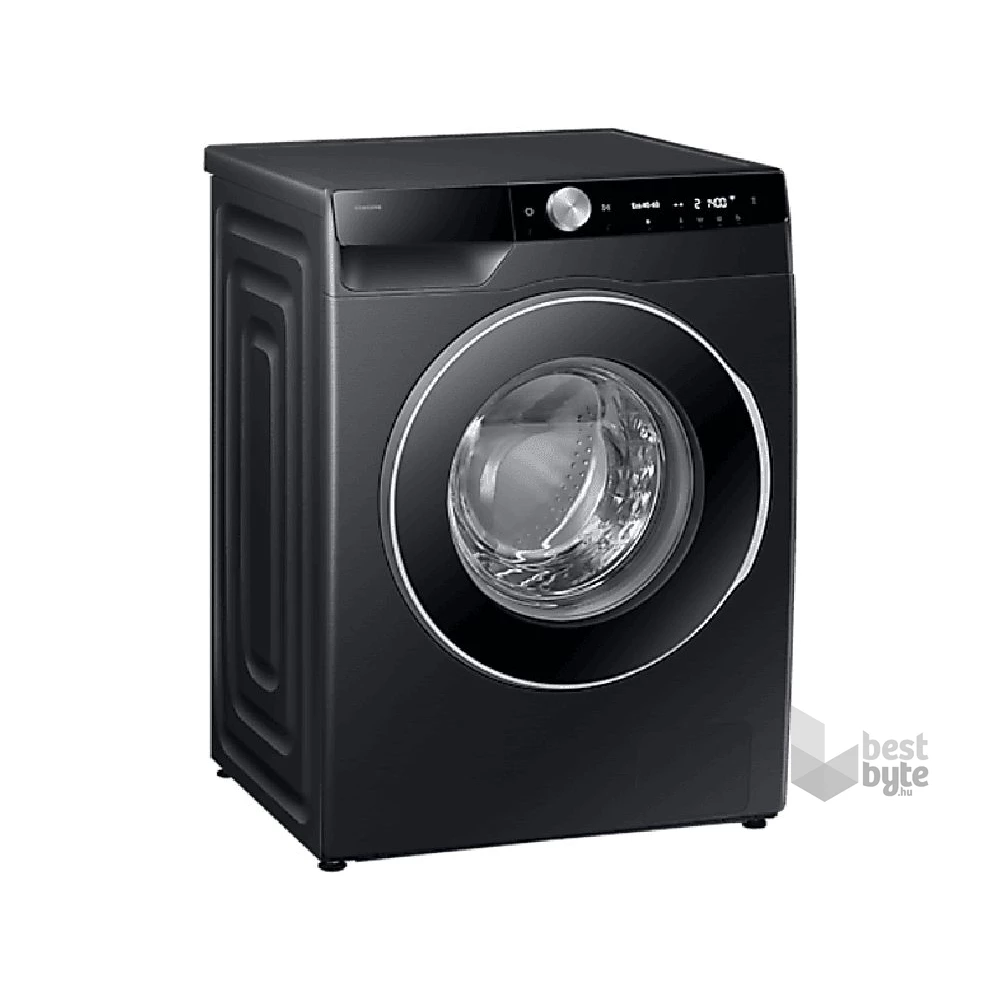 Samsung WW90DG6U25LBU4 fekete, elöltöltős, max.1400ford., 9 kg, mosógép (Újszerű)