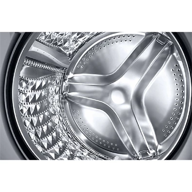 Samsung WW90DG6U25LBU4 fekete, elöltöltős, max.1400ford., 9 kg, mosógép (Újszerű)