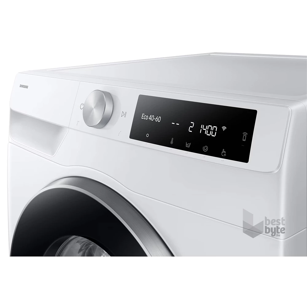 Samsung WW90DG6U25LEU4 fehér, elöltöltős, max.1400ford., 9 kg, mosógép (Újszerű)