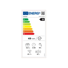 Samsung WW90T554DAW/S6 9 kg elöltöltős mosógép (Újszerű)