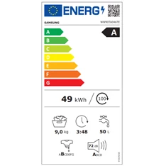 Samsung WW90TA046TE/LE elöltöltős mosógép