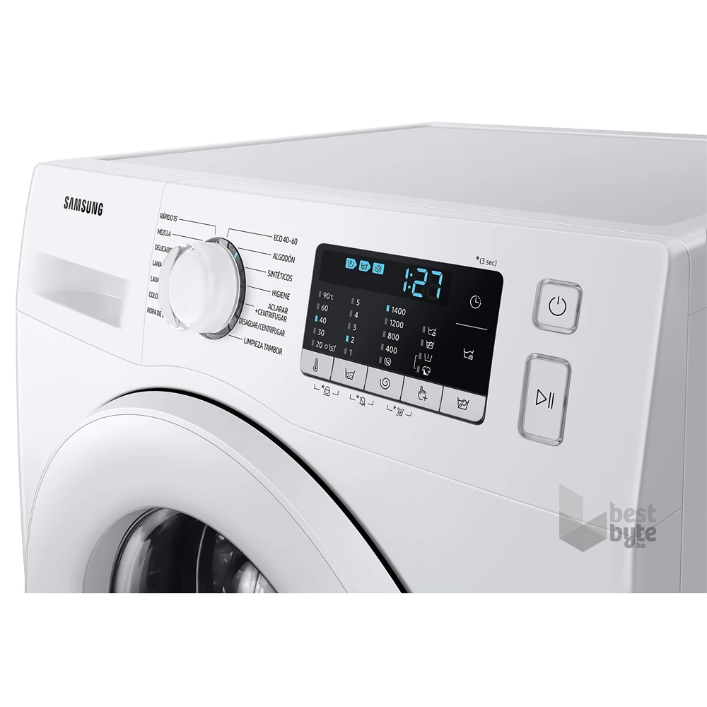 Samsung WW90TA046TE/LE fehér, elöltöltős, max.1400ford., 9 kg, mosógép