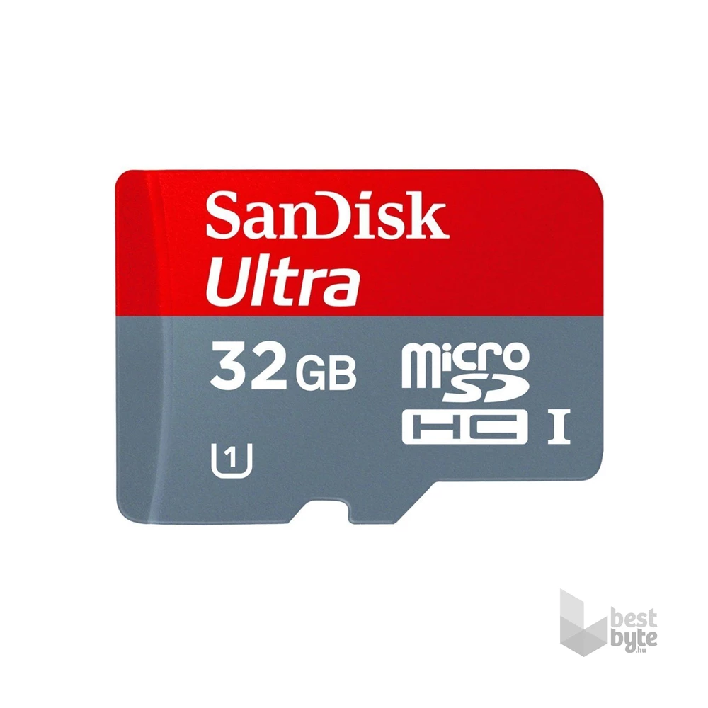 SanDisk 32GB SD micro (SDHC Class 10 UHS-I) Ultra memória kártya adapterrel