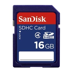 Sandisk 16GB SD (SDHC Class 4) memória kártya