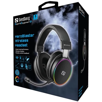 Sandberg 126-42 HeroBlaster vezeték nélküli Bluetooth headset