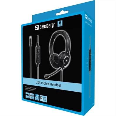 Sandberg 126-47 USB-C Chat headset