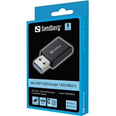 Sandberg 134-41 Mini Wifi Dongle 1300 Mbit/s Bluetooth adapter