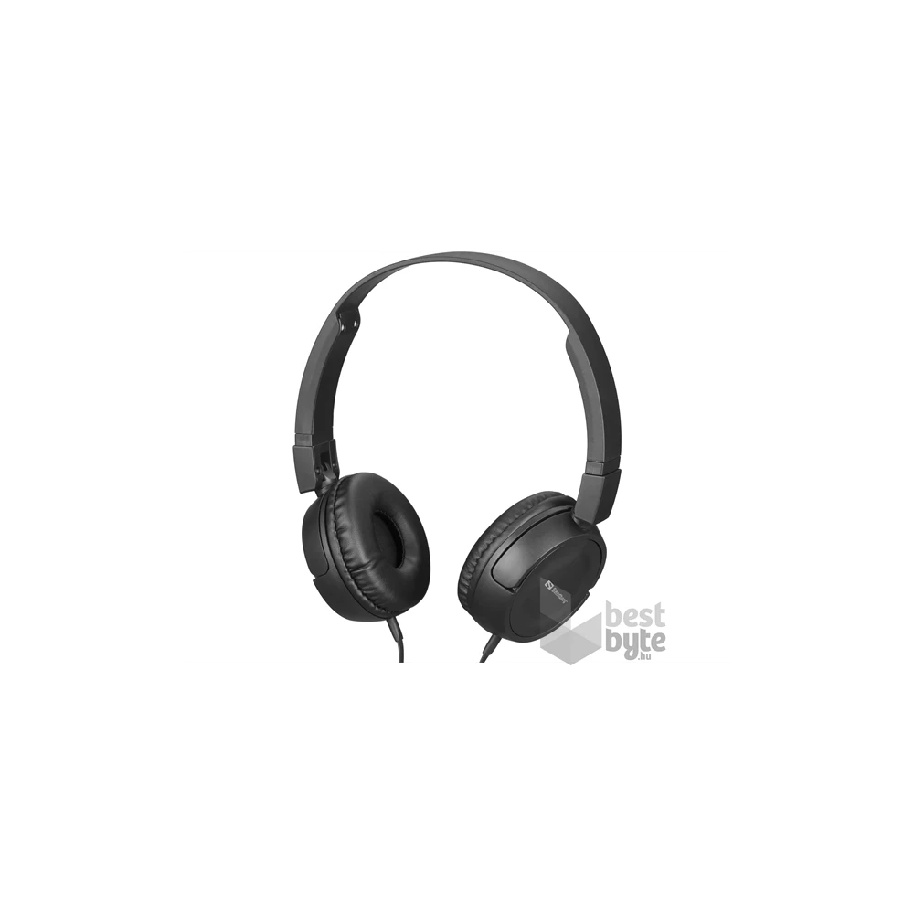Sandberg 325-30 Saver MiniJack HeadPhone Travel fekete fejhallgató