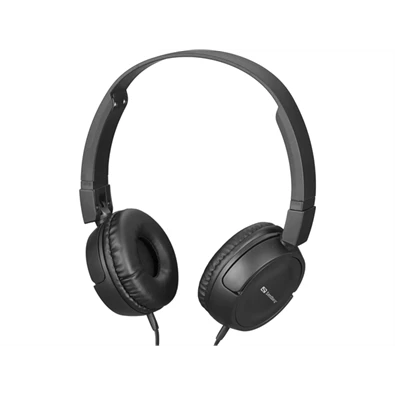 Sandberg 325-30 Saver MiniJack HeadPhone Travel fekete fejhallgató