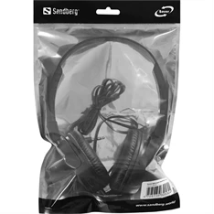 Sandberg 325-30 Saver MiniJack HeadPhone Travel fekete fejhallgató