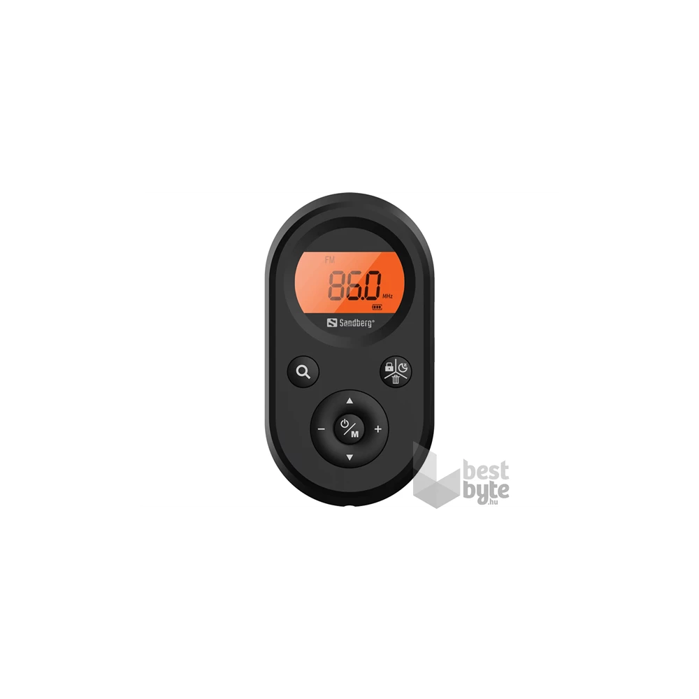 Sandberg 421-02 FM+AM hordozható akkumulátoros zsebrádió