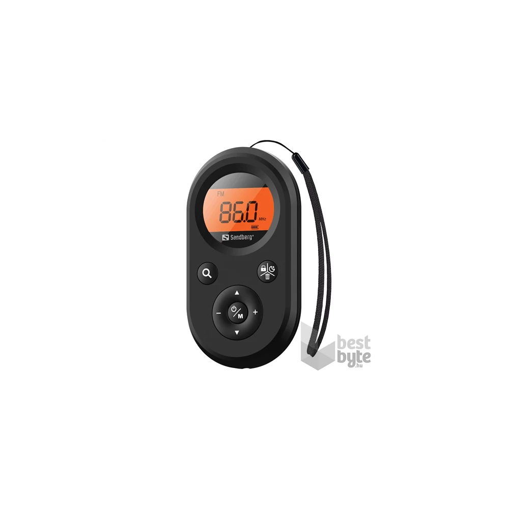 Sandberg 421-02 FM+AM hordozható akkumulátoros zsebrádió