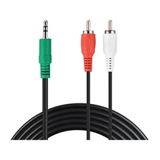 Sandberg 500-97 MiniJack-M->2xRCA-M 2 m kábel
