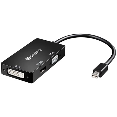 Sandberg MiniDP>HDMI+DVI+VGA adapter
