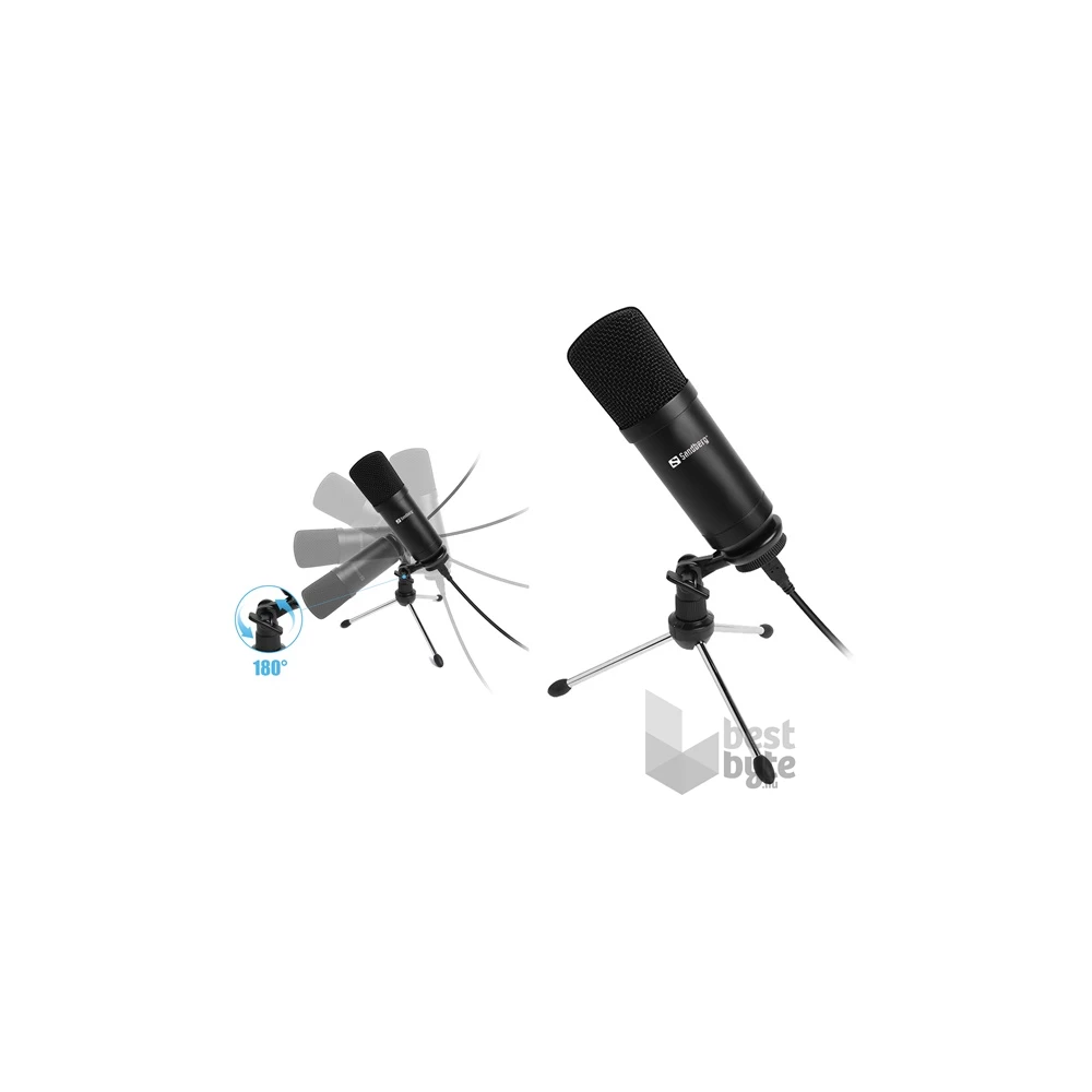 Sandberg Streamer USB Desk mikrofon