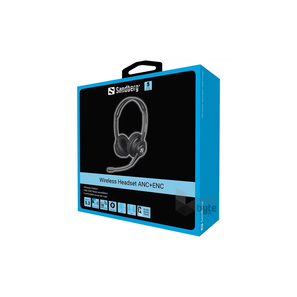 Sandberg Wireless ANC+ENC Bluetooth headset