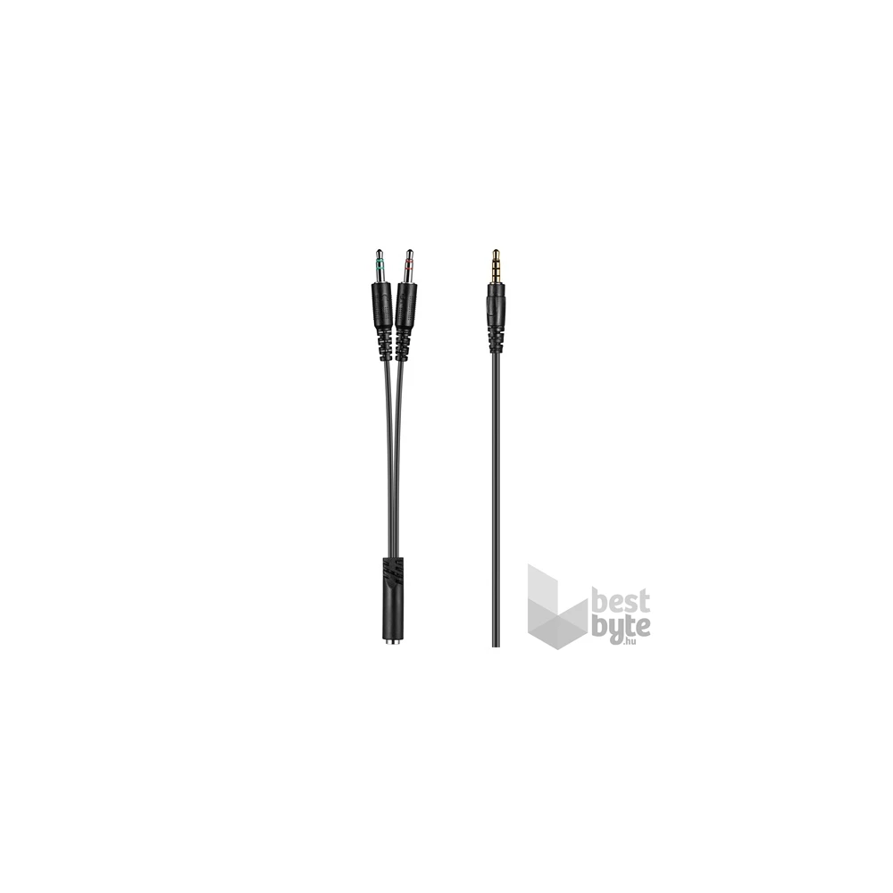 Sandberg (mikrofon, 3,5mm jack, hangerő szabályzó, 1,8m kábel) fekete MiniJack Chat Headset