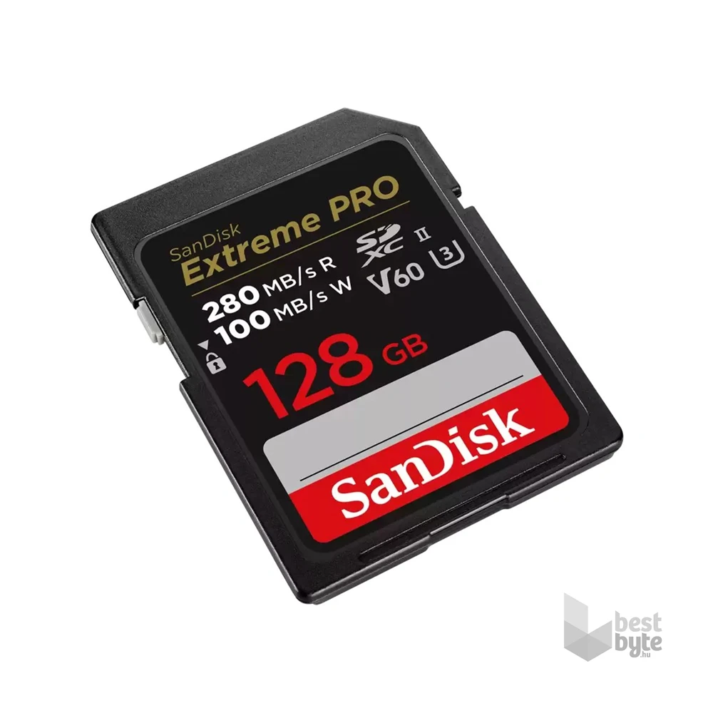 Sandisk 00226808 128GB SD Extreme Pro (SDXC V90 UHS-II) memóriakártya