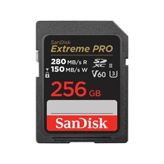 Sandisk 00226809 256GB SD Extreme Pro (SDXC V90 UHS-II) memóriakártya