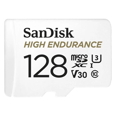 Sandisk 128GB SD micro (SDXC Class 10 UHS-I U3) High Endurance memória kártya