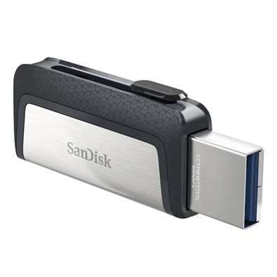 Sandisk 128GB USB3.0/Type-C Dual Drive Fekete-Ezüst (173339) Flash Drive