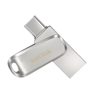 Sandisk 128GB USB3.1/Type-C Dual Drive Luxe Ezüst (186464) Flash Drive