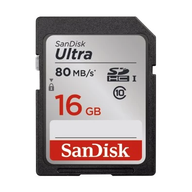 Sandisk 16GB SD ( SDHC Class 10) Ultra UHS-1 memória kártya