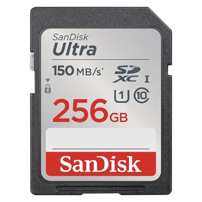 Sandisk 00215417 256GB SD Ultra (SDXC Class 10 UHS-I U1) memóriakártya