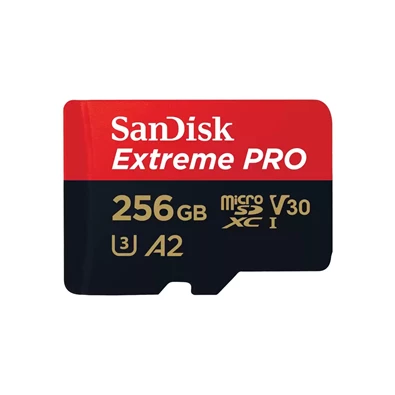 Sandisk 00214505 256GB SD micro Extreme Pro (SDXC Class 10 UHS-I U3) memóriakártya
