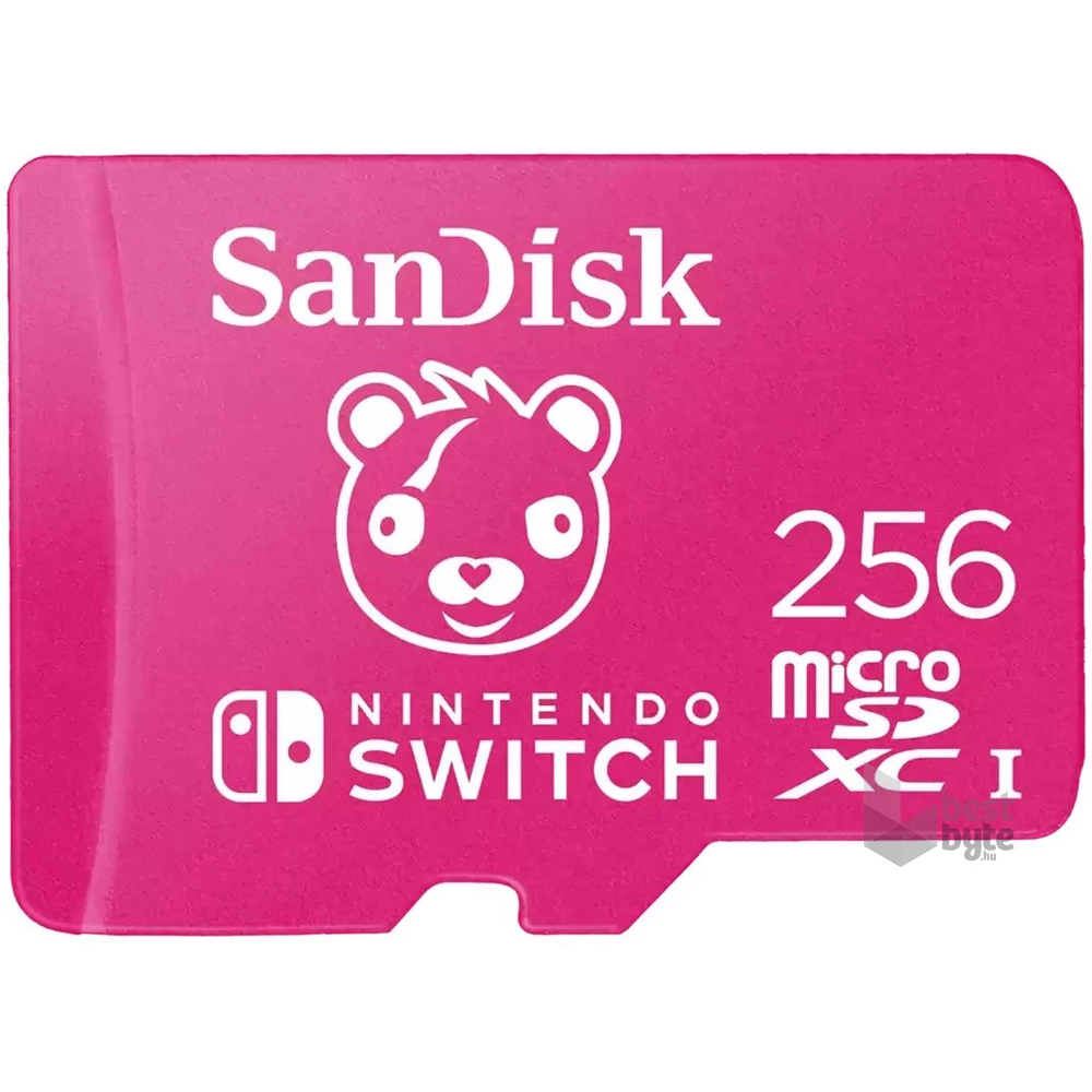 Sandisk 00215473 256GB SD micro Nintendo Switch (SDXC Class 10 UHS-I U3) memóriakártya
