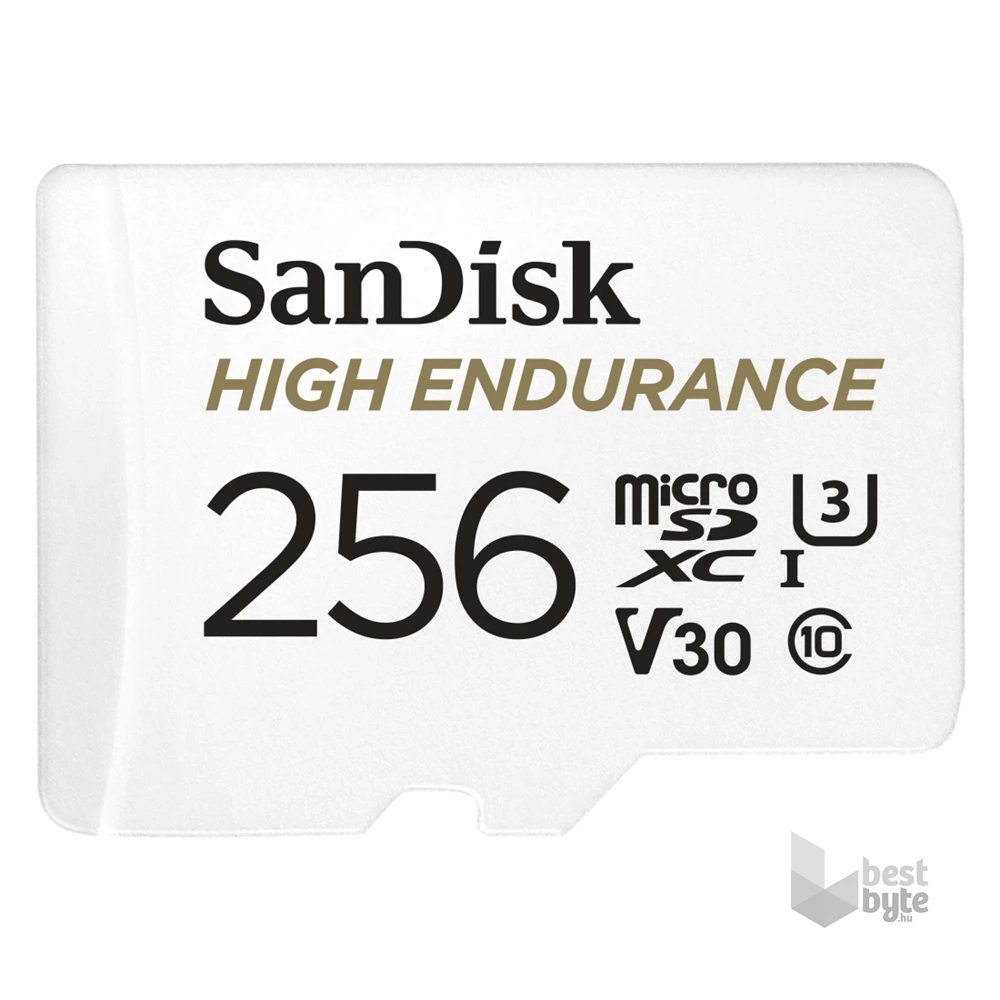 Sandisk 00183568 256GB SD micro (SDXC Class 10 UHS-I U3) High Endurance memóriakártya