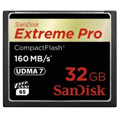 Sandisk 32GB Compact Flash Extreme Pro memória kártya