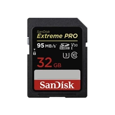 Sandisk 00121594 32GB SD Extreme Pro (SDHC Class 10 UHS-I U3) memóriakártya