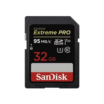 Sandisk 00121594 32GB SD Extreme Pro (SDHC Class 10 UHS-I U3) memóriakártya