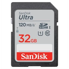 Sandisk 32GB SD (SDHC Class 10 UHS-I) Ultra memória kártya